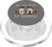 Unique Hockey Player For Gnome Lover On Ice With My Gnomies PopSockets PopGrip per MagSafe