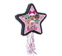 Unique- LOL Surprise Pinata-Tirare la Corda, Black, 66231