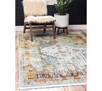 Unique Loom Tappeto Baracoa Collection - Cayo Hueso (8 '10 x 10 'rettangolo, azzurro e beige)