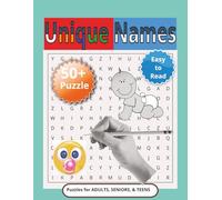 Unique Name Word Search Puzzle Book: Word Searches With Easy to Read Print about Unique Names, First names for babies and More | 8.5 x 11 inches | 110 ... Gift for vacations, holidays and vacant time