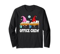 Unique Office Crew Graphic for Men And Women Funny GNOME Maglia a Manica