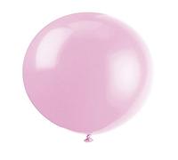 Unique- Palloncini Giganti in Lattice, Rosa (Powder Pink), 90 cm, 56724