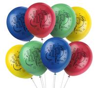Unique – Palloncini in lattice – Harry Potter – 30 cm – Confezione da 8 – Multicolore