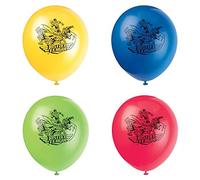 Unique Palloncini in Lattice per Feste-30 cm-Justice League Party-Confezione da 8, Multicolore, 30,5 (12"), 49975