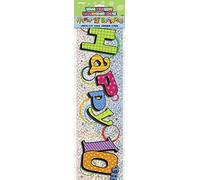 Unique Party 10861 - Striscione da 3.6m Laminato "Happy 10th Birthday"
