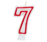 Unique Party 360-7 - Candela di Compleanno Numero 7