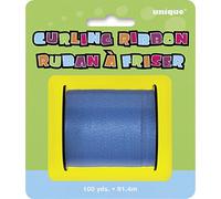 Unique Party 48623 - 90 m Nastro Auto-Arricciante Blu Reale