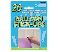 Unique Party 49399 - Adesivi per Palloncini da Festa, Confezione da 20