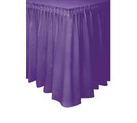 Unique Party 50055 - Gonna Plastificato per Tavolo Viola Profondo, 4.2 m