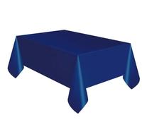 Unique- Plastic Tablecover Rectangle Tovaglia Plastificata, Blu Marino, 50394