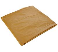 Unique- Plastic Tablecover Rectangle Tovaglia Plastificata, Dorata, 5084