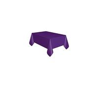 Unique- Plastic Tablecover Rectangle Tovaglia Plastificata, Tinta Unita, Viola, 274 L x 137 W centimeters, 5088