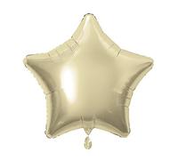 Unique Party 53321 - 50 cm Palloncino a Elio in Foil a Forma di Stella Dorato
