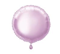 Unique Party 53339 - 45 cm Palloncino a Elio in Foil Rotondo Rosa Pastello