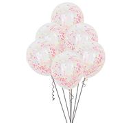 Unique-KIT PARTYKIT Palloncini Coriandoli-30 cm-Neon-Confezione da 6, 30,5 (12"), 54480