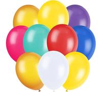 Unique Party 54503 - Palloncini in Lattice di Colori Assortiti da 30cm, Confezione da 10