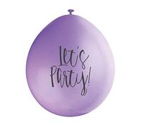 Unique Party 56064 - Palloncini in Lattice - 23 cm - Let's Party - Assortimento di 10