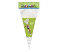 Unique Party 61997 - Buste Regalo Grandi a Cono in Cellophane, Confezione da 25