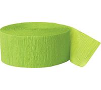Unique Party 6355 - 24m Stelle Filanti per Feste Verde Lime Carta Crespa