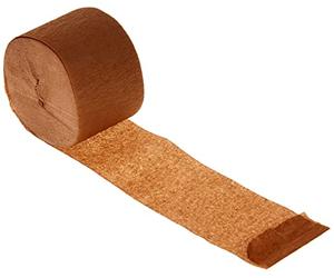 Unique Party 6374 - 24m Stelle Filanti per Feste Marroni Carta Crespa