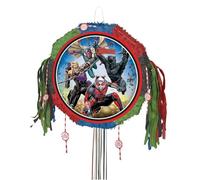 Unique- Avengers Pinata-Tirare la Corda, Multicolore, 65994