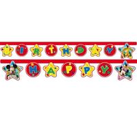 Disney- Mickey Mouse Banner, Rosso, One Size, 46853