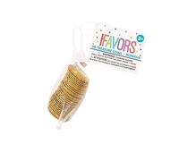 Unique Party 74030 - Monete del Tesoro di Plastica D'Oro Regalini per Feste, Confezione da 30