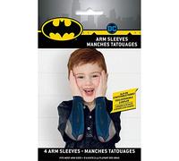 Unique Party 77537 - Bomboniere - Maniche Batman - Festa di Batman - Confezione da 4