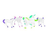 Unique Party 84754 - Regalini per Feste - Unicorni di Plastica - Sacchetto di 8