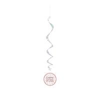Unique Party 84927 - Decorazioni di Compleanno a spirale da appendere - 81 cm - Compleanno Glitz Oro Rosa - Confezione da 6