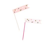 Unique Party 84941 - Topper per Cupcake - Compleanno Glitz Oro Rosa