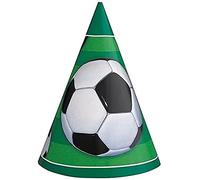 Unique Party Calcio - Cappelli per Festa, Bianco e Nero, 27311