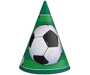 Unique Party Calcio - Cappelli per Festa, Bianco e Nero, 27311