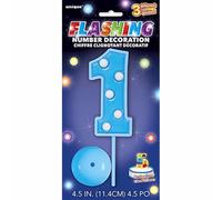 Unique Party - Decorazione lampeggiante a forma di numero (SG10000)