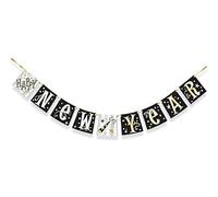 Unique Party - Festone decorativo con scritta “Happy New Year”, 152 cm