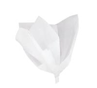 Unique Party - Fogli di Carta Velina Colore Bianco, Confezione da 10, 6280