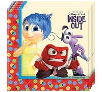 Unique Party - Piatti per feste, 23 cm, 8 pz, motivo: Inside Out