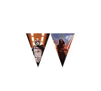 Unique Party - Striscione con 7 bandierine, 2,3 m, motivo Star Wars