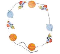 Unique Party- Striscione per Feste-1,52 m-Festa nello Spazio Esterno Happy Birthday, Multicolore, 73269