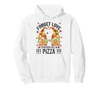 Unique Pizza Lover GNOME for Women Funny Anti Valentines Felpa con Cappuccio