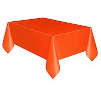 Unique- Plastic Tablecover Rectangle Tovaglia Plastificata, Arancione, 5097