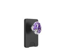 Unique Purple Gnome With Lilac Anemones Floral Aesthetic PopSockets PopWallet per MagSafe