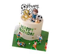 Unique Soccer Cake Decorations for Boys with 10cm Size Perfect for Enhancing Party Themes and Visual Appeal Easy Cleaning Decors