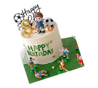 Unique Soccer Cake Decorations for Boys with 10cm Size Perfect for Enhancing Party Themes and Visual Appeal Easy Cleaning Decors