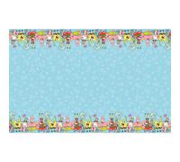 Unique Spongebob Squarepants Plastic Table Cover - 54"""" x 84"""" (1 Pc)