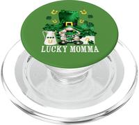 Unique St. Patricks Gnome Mom For Lucky Momma Cute Shamrock PopSockets PopGrip per MagSafe