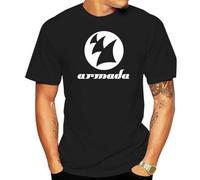 Unique t-Shirt Armada Music Trance Gift Tshirt Men's T Harajuku Tops Fashion Shirt DJ Black 3XL Black M