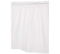 Unique- TableSkirt Gonna Plastificata da Tavola, Tinta Unita, Bianco, 37 cm x 4.3 m, 50046