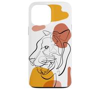 Unique Tiger Line Art Aesthetic For Women And Tiger Lover Custodia per iPhone 13 Pro Max