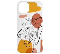 Unique Tiger Line Art Aesthetic For Women And Tiger Lover Custodia per iPhone 14 Plus